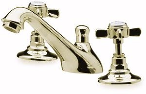 Nuie Beaumont 3 Tap Hole Basin Mixer + free Pop-up Waste (Gold, Special Order)