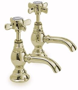Ultra Beaumont Luxury Basin Taps (Pair, Gold, Special Order)