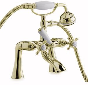 Nuie Beaumont 3/4" Bath Shower Mixer (Gold, Special Order)