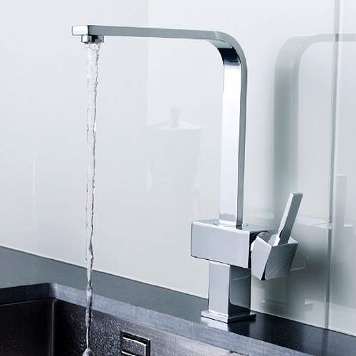 Kitchen Single Lever Side Action Kitchen Tap (Chrome).