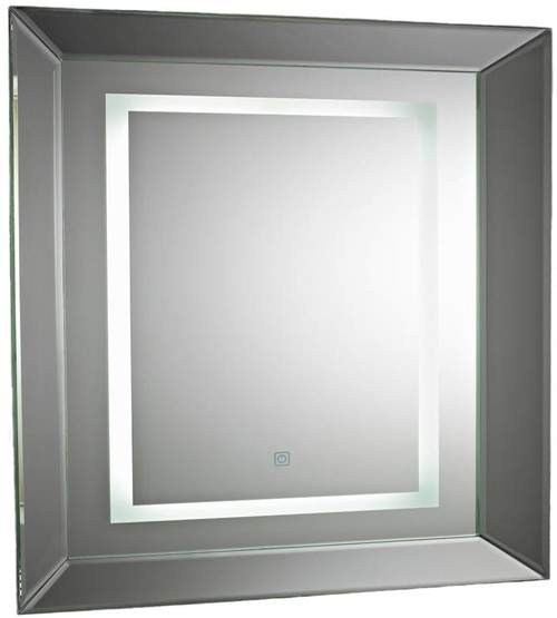 Premier Mirrors Tempo Touch Sensor LED Bathroom Mirror (550x550).