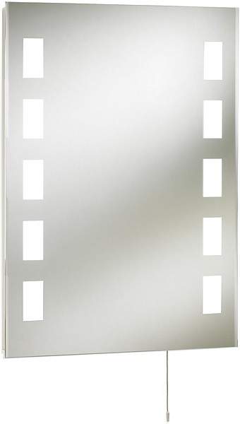 Ultra Mirrors Argenta Large Backlit Bathroom Mirror. 600x800mm.