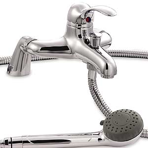 Ultra Colonade Single lever bath shower mixer with shower kit.