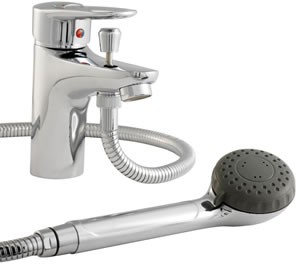 Ultra Tara Rosa Single lever mono bath shower mixer.