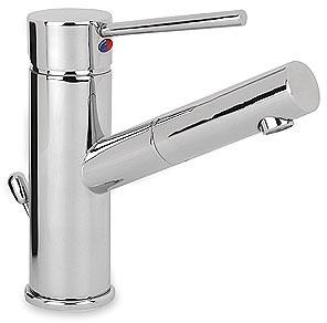 Ultra Minima Single lever mono basin mixer + pop up waste.