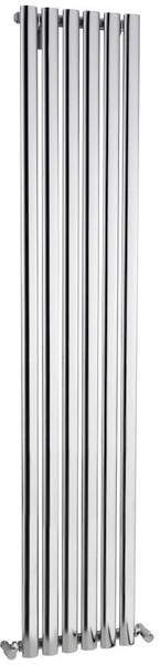 Crown Radiators Ricochet Vertical Radiator (Chrome). 1800x350mm.