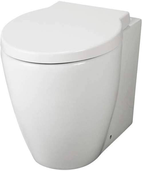 Premier Ceramics Back to Wall Toilet Pan & Seat (BTW).