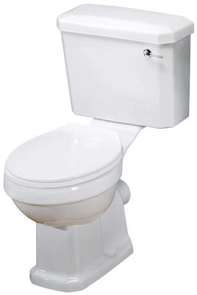 Old London Richmond Close Coupled Traditional Toilet With Cistern & Seat.