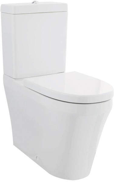 Premier Marlow Comfort Height Flush to Wall Toilet Pan & Cistern.