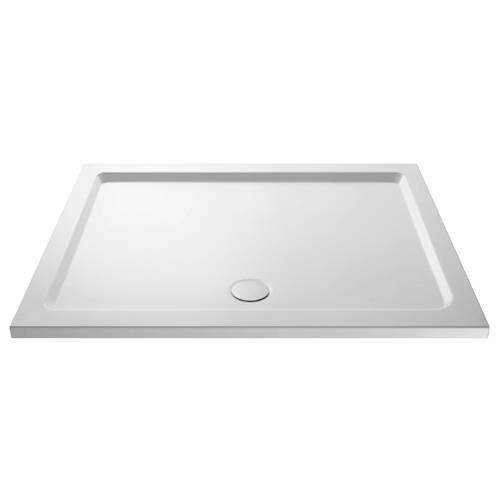 Crown Trays Rectangular Shower Tray 1300x800mm (Gloss White).