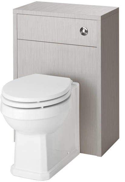 Old London York Back To Wall WC Unit 500mm (Grey).