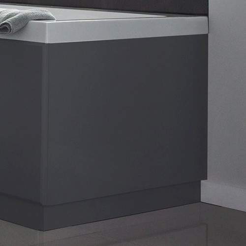 Hudson Reed Bath Panels 750mm End Bath Panel (Memoir Grey, MDF).