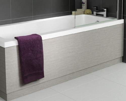 Hudson Reed Memoir 1800mm Side Bath Panel & Plinth (Blonde Oak).