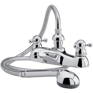 Monet 3/4" Bath shower mixer including kit (standard valves)