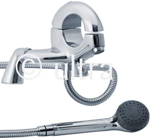 Ultra Hola Single lever deck mounted bath shower mixer