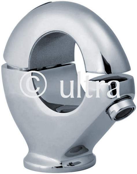Ultra Hola Single lever mono basin mixer with pop-up waste.