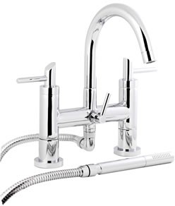 Ultra Scene Bath shower mixer small swivel spout and shower kit.