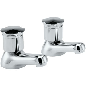 Ultra Roma Basin taps (pair, ceramic valves)