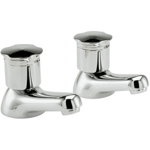 Ultra Roma Bath taps (pair, ceramic valves)