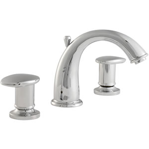 Ultra Ella Luxury 3 tap hole basin mixer with free pop up waste.