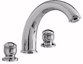 Ultra Contour Luxury 3 tap hole bath mixer tap.