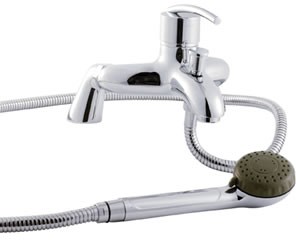 Allure Single lever deck mounted bath shower mixer