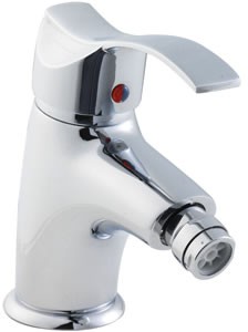 Ultra Crest Single lever mono bidet mixer + pop up waste.