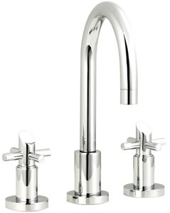 Ultra Scope 3 Tap hole basin mixer with swivel spout and pop up waste.