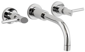 Ultra Scene 3 Tap hole wall mounted basin mixer.