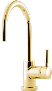 Ultra Helix Kitchen tap with side lever (gold)
