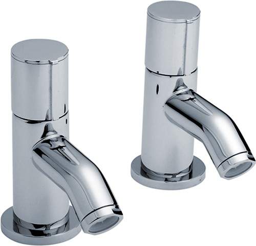 Ultra Ecco Basin Taps (Pair, Chrome).