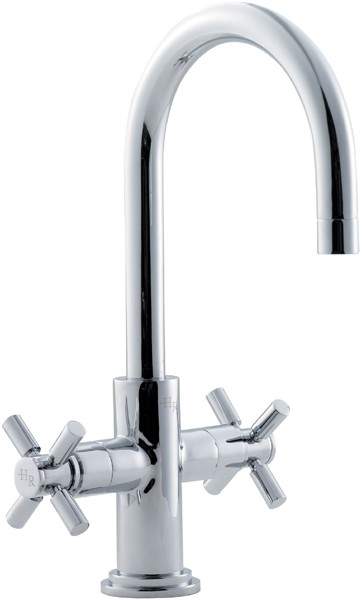 Hudson Reed Tec Cross Head Cruciform Mono Basin Mixer Tap.