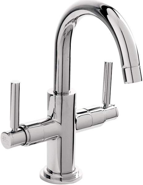 Hudson Reed Tec Basin Tap With Small Spout, Waste & Lever Handles.