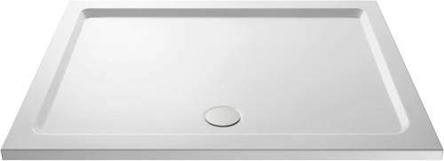 Hudson Reed Pearlstone Trays Low Profile Shower Tray. 1400x800x40mm.