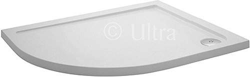 Ultra Pearlstone Low Pro Offset Quad Shower Tray. 900x760x40. Left Handed.