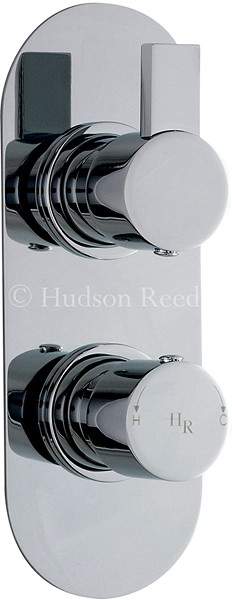 Hudson Reed Rapid 3/4" Twin Thermostatic Shower Valve With Diverter.