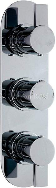 Hudson Reed Rapid Triple Concealed Thermostatic Shower Valve (Chrome).