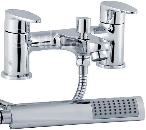 Ultra Series 160 Bath Shower Mixer Tap With Shower Kit (Chrome).