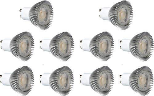 Hudson Reed LED Lamps 10 x GU10 5W Dimmable COB LED Lamp (Cool White).