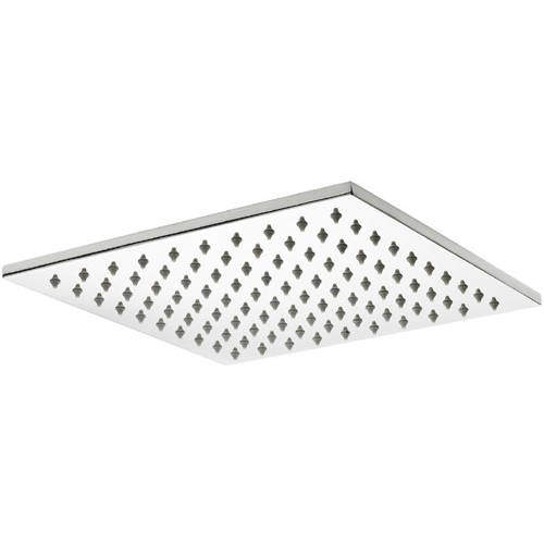 Premier Showers Square Shower Head (300x300mm, Stainless Steel).