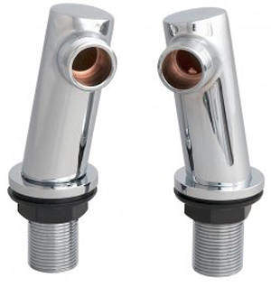 Ultra Parts Round Minimalist Inlet Legs (Chrome).