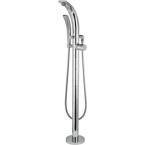 Hudson Reed Grace Freestanding Bath Shower Mixer Tap (Chrome).