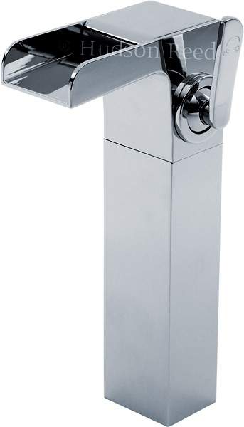 Hudson Reed Tide Waterfall High Rise Basin Mixer Tap (Chrome).