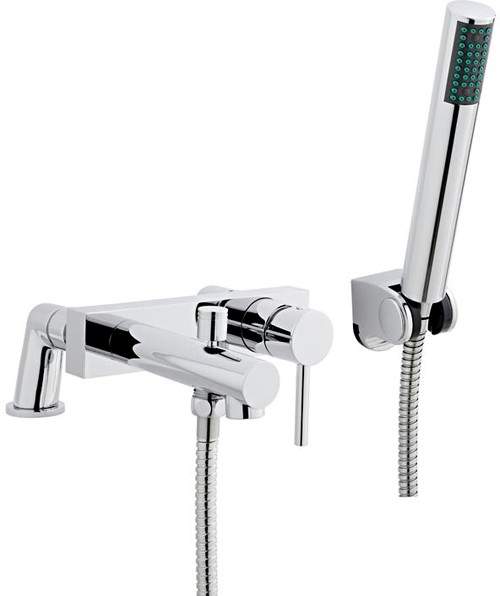 Ultra Napier Bath Shower Mixer Tap With Shower Kit & Wall Bracket.