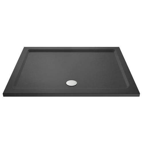 Nuie Trays Rectangular Shower Tray 1700x700mm (Slate Grey).