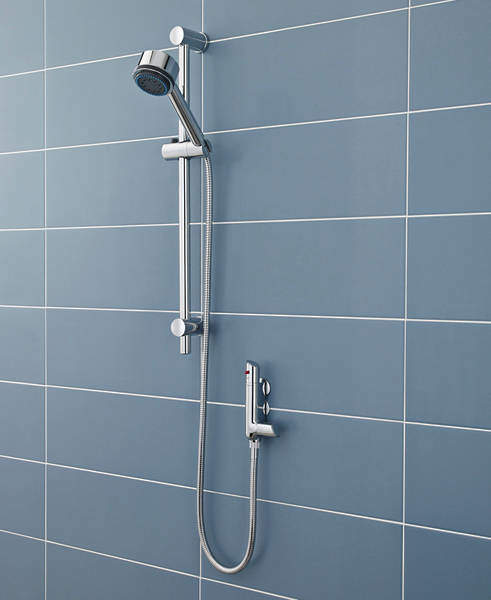 Ultra Showers Vertical Thermostatic Bar Shower Valve & Slide Rail Kit.
