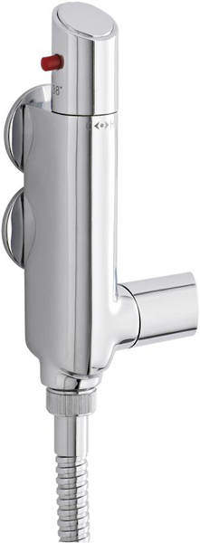 Ultra Showers Vertical Thermostatic Bar Shower Valve (Chrome).