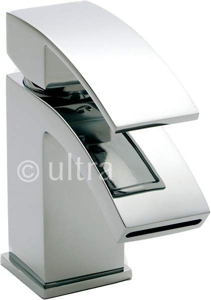 Ultra Vibe Waterfall Cloakroom Basin Tap (Chrome).