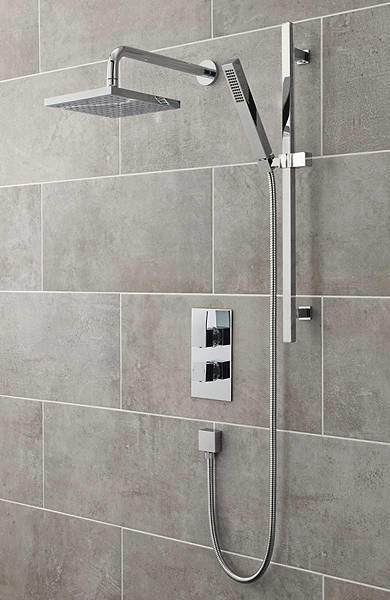 Ultra Vibe Vibe Thermostatic Shower Valve & Water Saving Shower Kit.