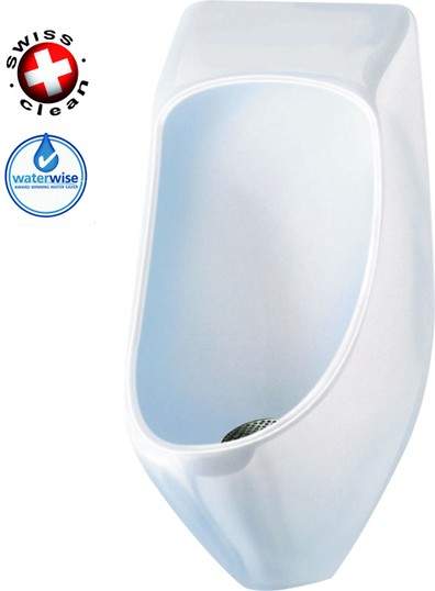 Waterless Urinal 1 x Eco Urinal With Trap & ActiveCube (Polycarbonate).